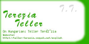 terezia teller business card